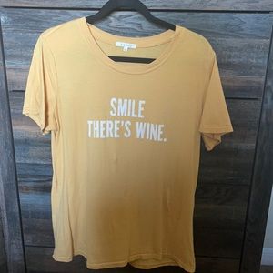 Z Supply “Smile there’s wine”
